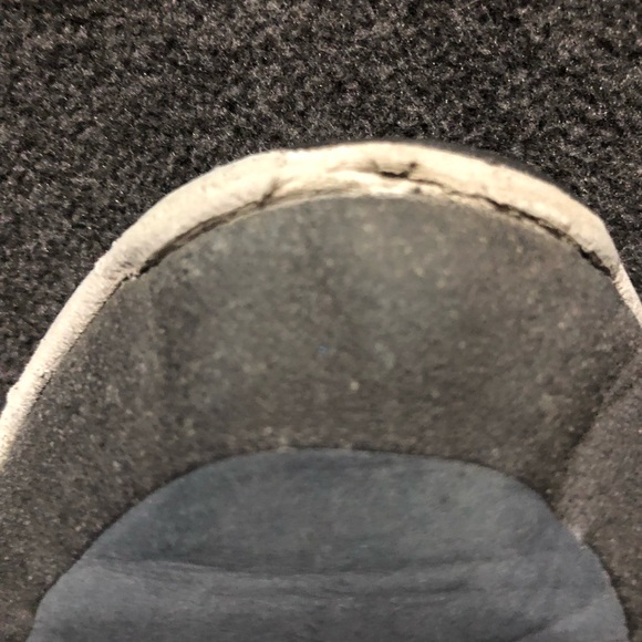 Clarks Wave Walk Shoes Womens 9.5 Blue Suede Leather Sneaker Lace Up Waterproof - Picture 7 of 12